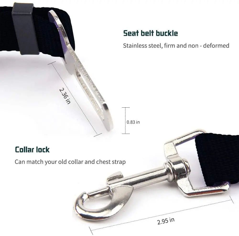 Adjustable Dog Car Seatbelt