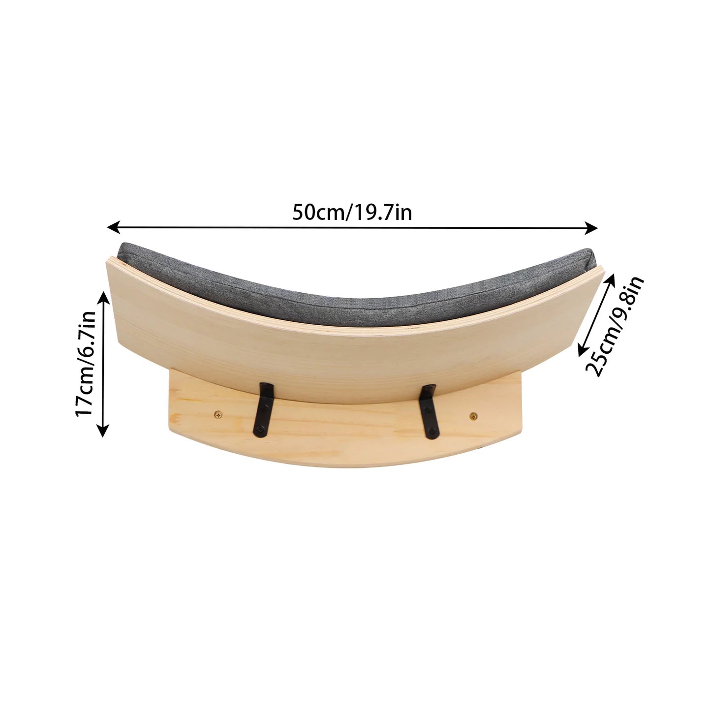 Soft Cushioned Wall Mounted Indoor Shelves For Cats