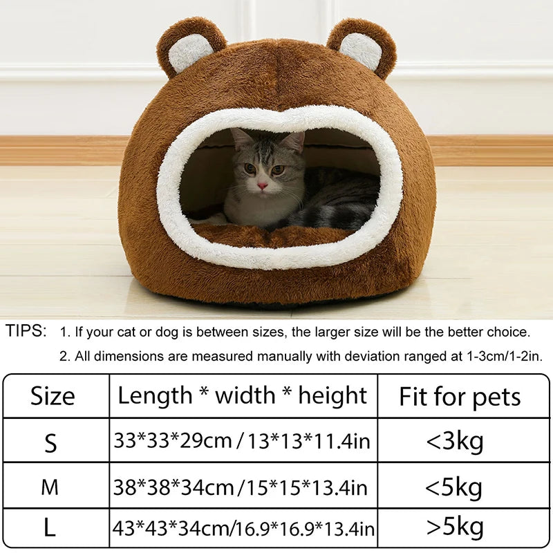 Soft Cozy Cat House for Kittens