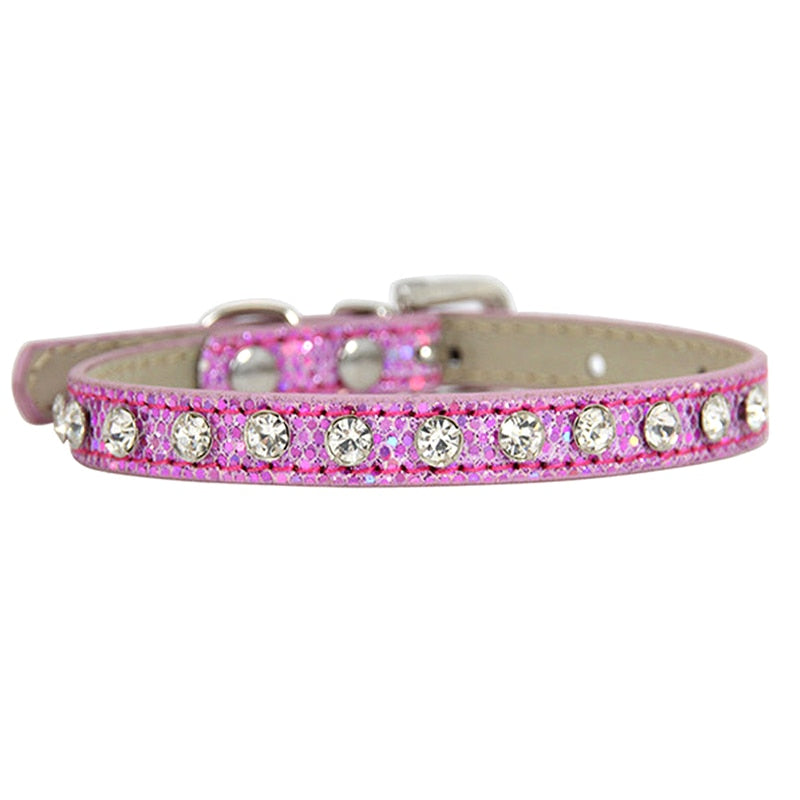 Super Shining Diamond Rhinestone Cat Collar Puppy Baby Dog Cat Collar