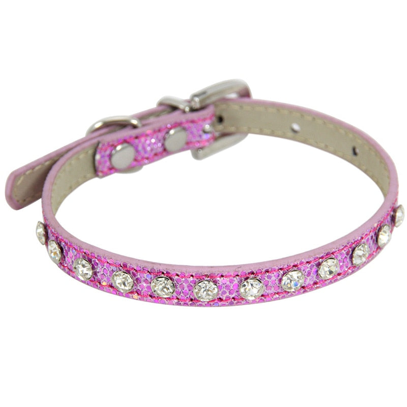 Super Shining Diamond Rhinestone Cat Collar Puppy Baby Dog Cat Collar