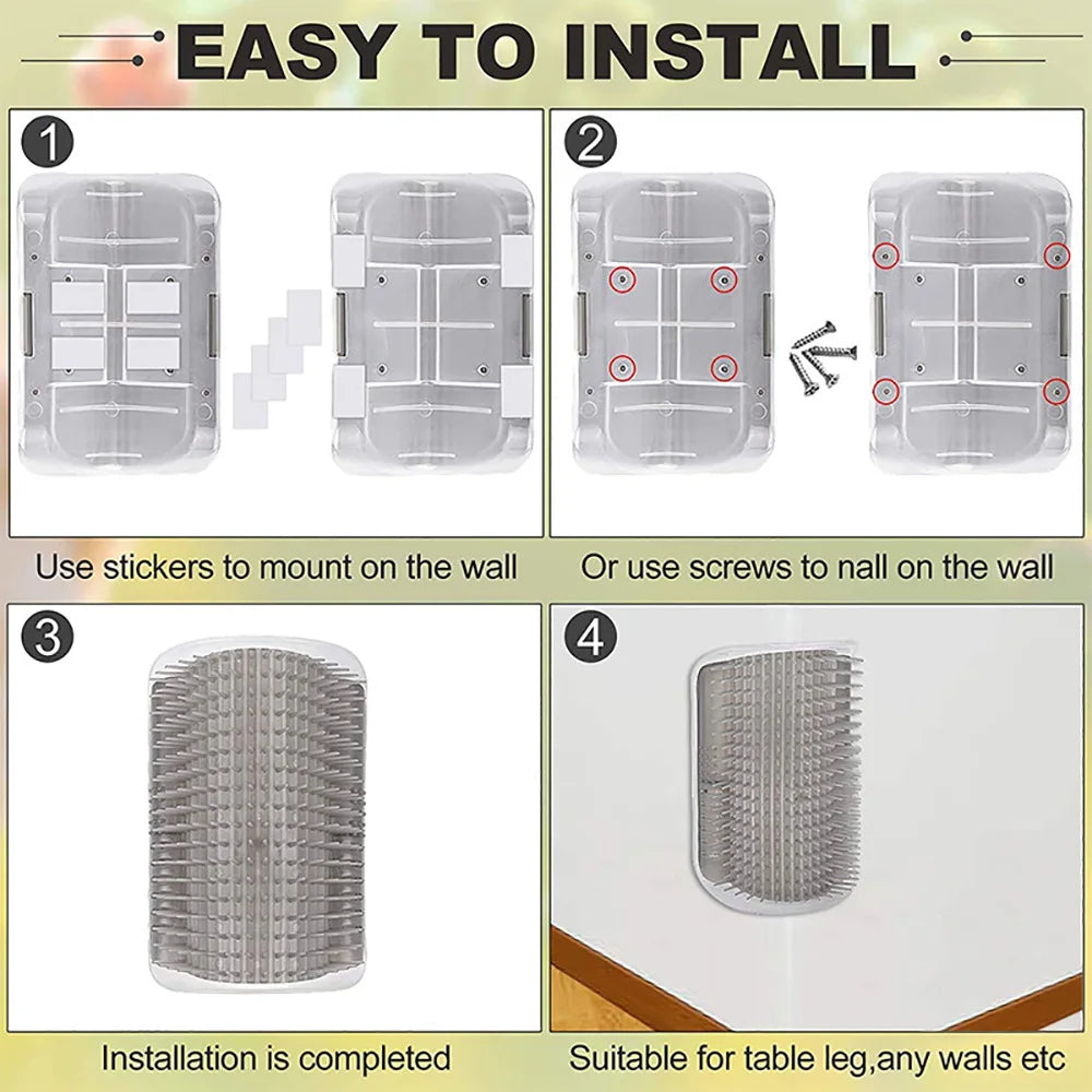 Massager Wall Brush for Cats