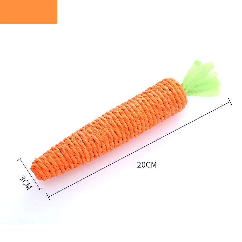 Carrot Chew Toy for Cats