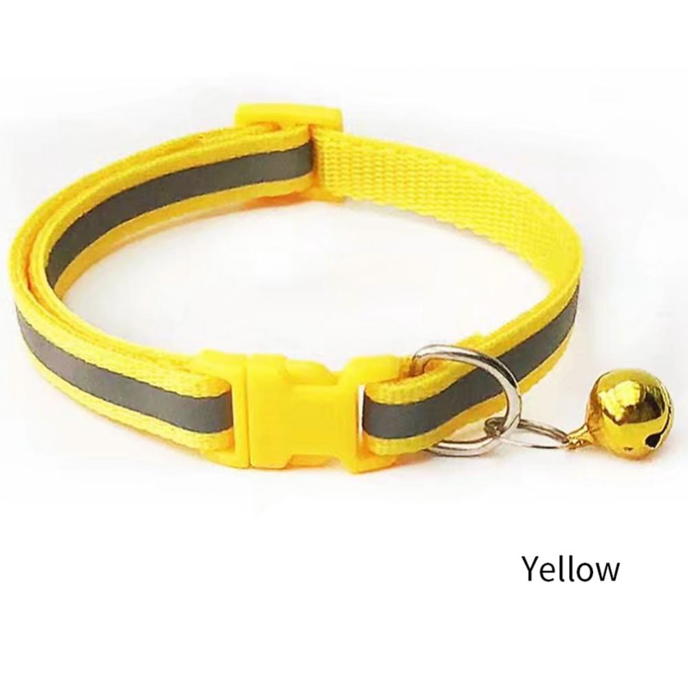 Reflective Breakaway Cat Collar Neck Ring Necklace Bell Pet Supplies