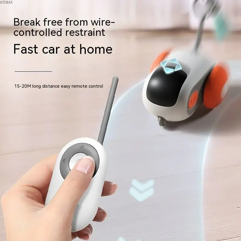 ATUBAN Remote Smart Car for Cats & Dogs