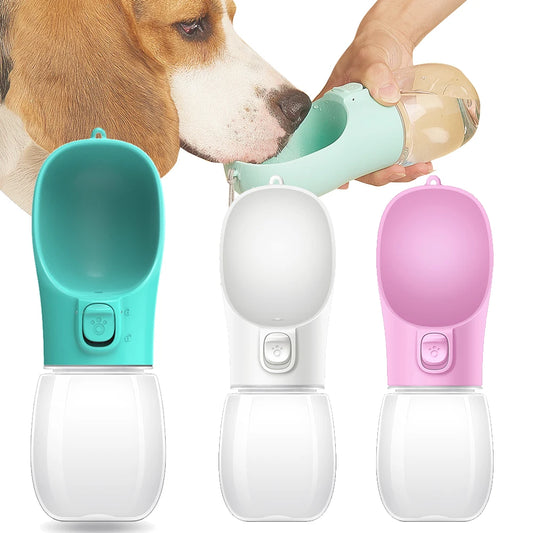 Dog Water Bottle - 550ml Water Feeder