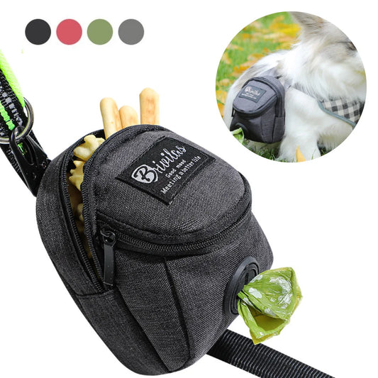 Portable Small Dog Treat Bag & Poop Bag