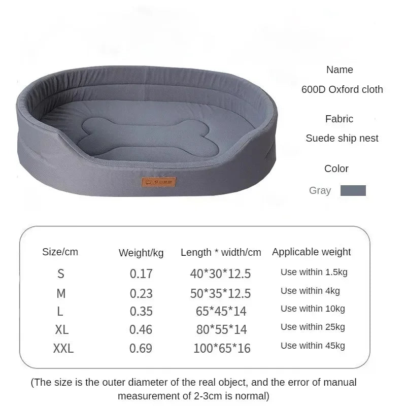 Waterproof and Chew Resistant Mat, Wear-Resistant Pet Sleeping Beds