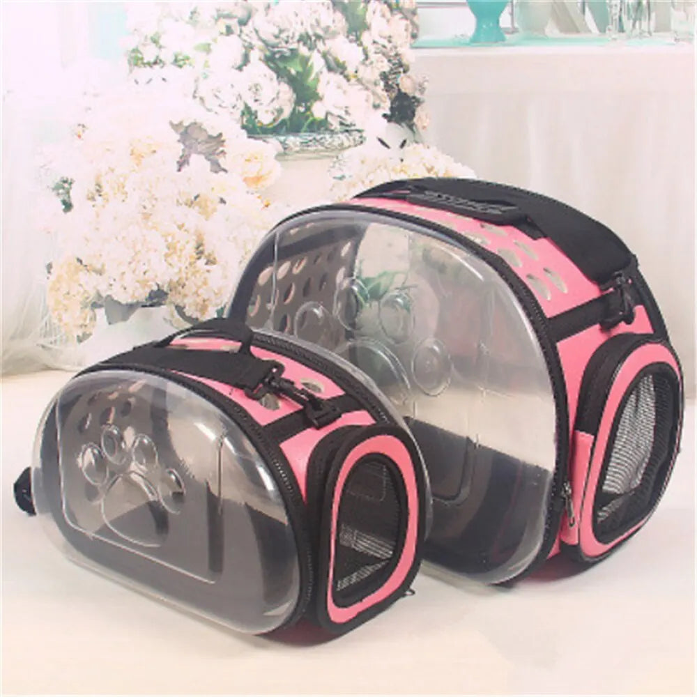 Breathable Transparent Cat Travel Bag