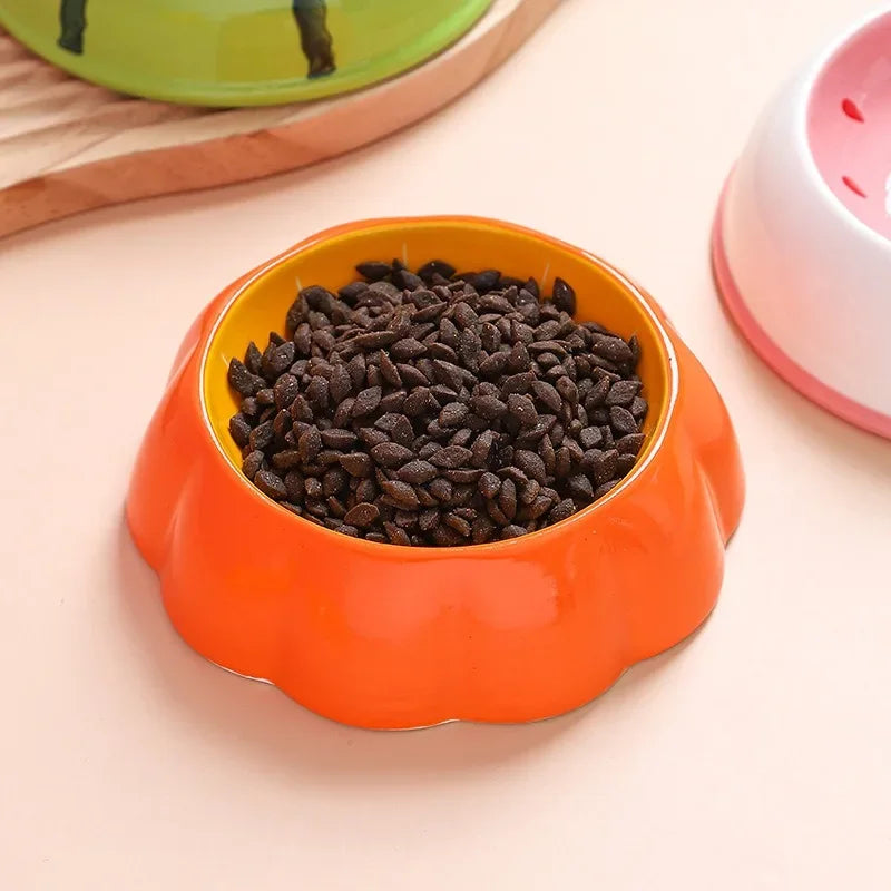 4 Fruit Shape pet ceramics bowls