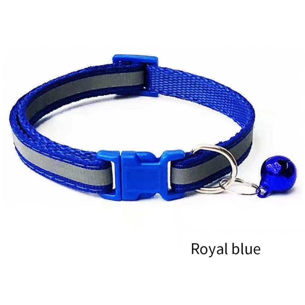 Reflective Breakaway Cat Collar Neck Ring Necklace Bell Pet Supplies