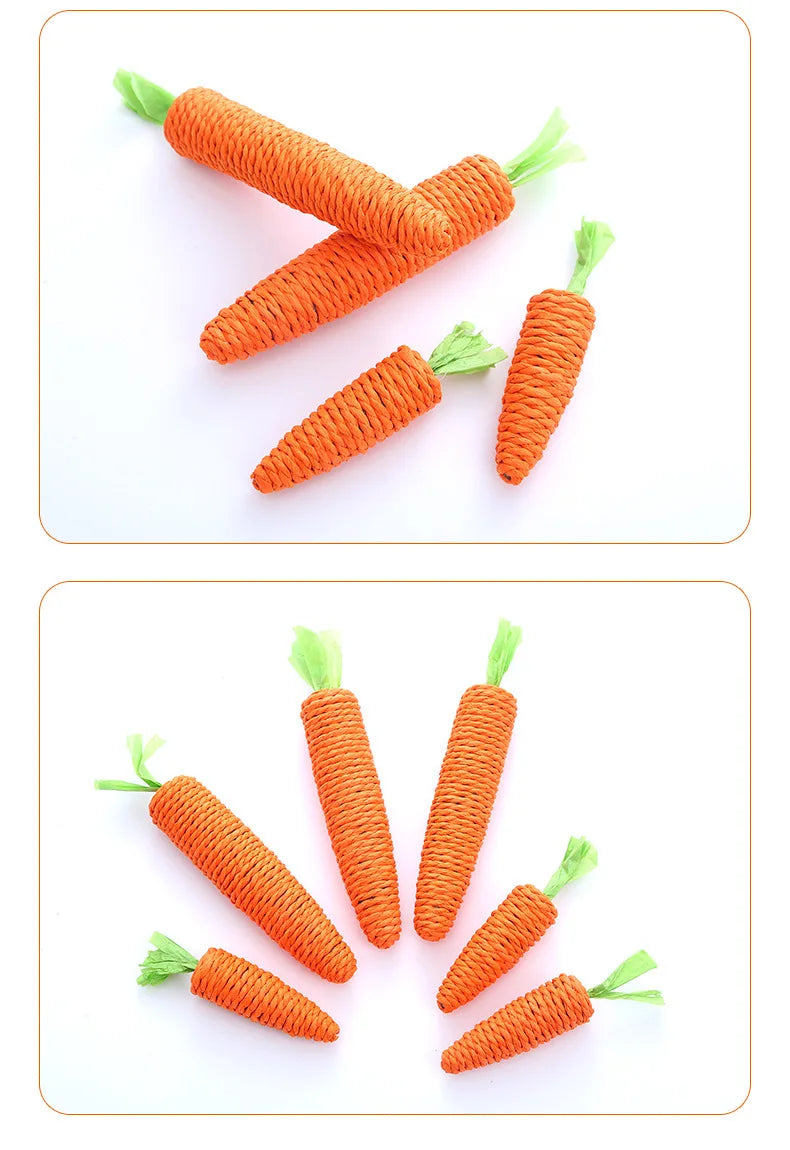 Carrot Chew Toy for Cats