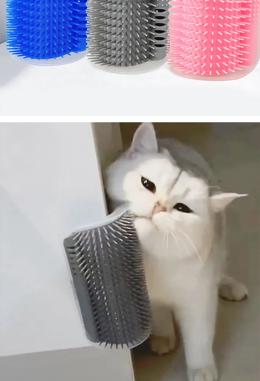 Massager Wall Brush for Cats