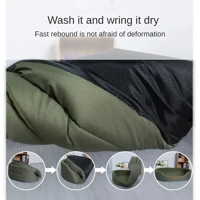Waterproof and Chew Resistant Mat, Wear-Resistant Pet Sleeping Beds