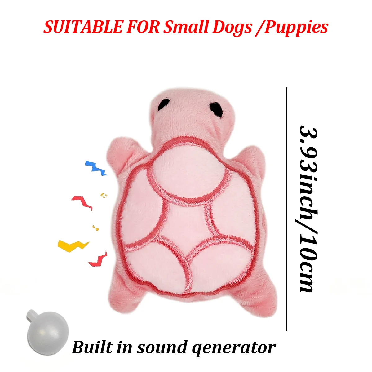 Mini cute turtle dog plush toy