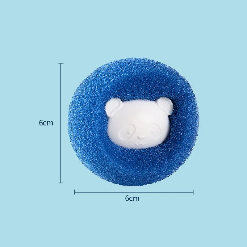 Pet Hair Remover Reusable Ball Wool Sticker