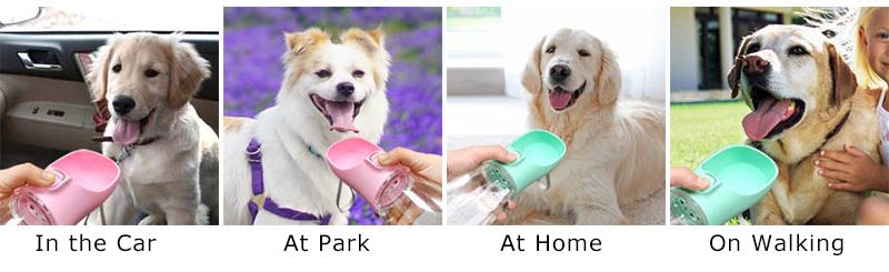Dog Water Bottle - 550ml Water Feeder
