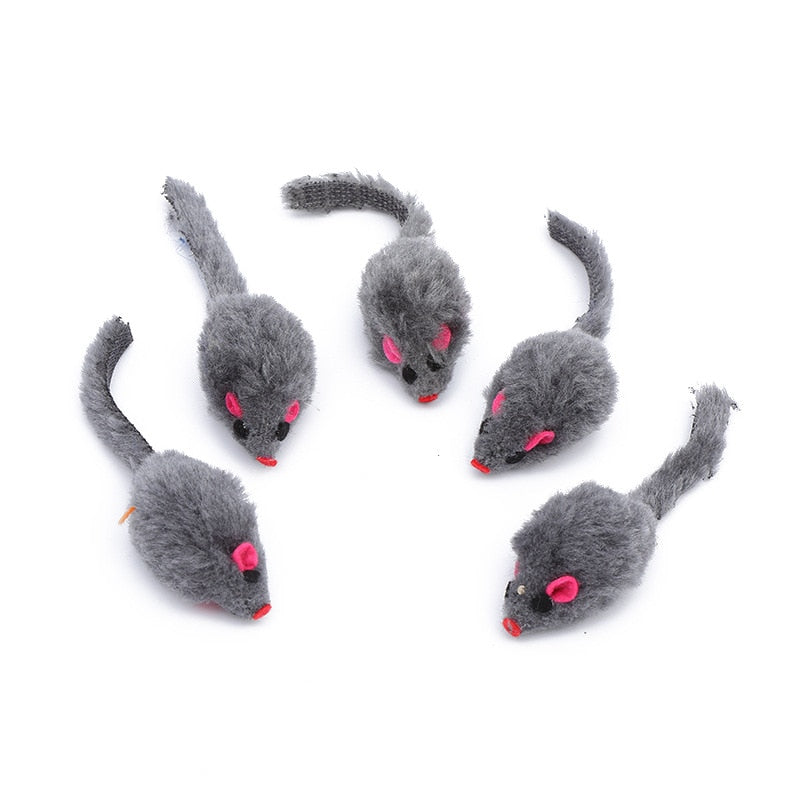 Plush Catmint Simulation Mouse Cat Pet Teasing Interactive Toy