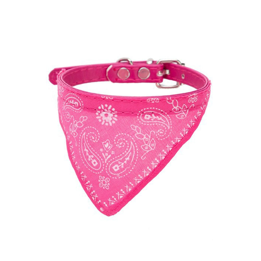 Adjustable Pet Puppy Cat Scarf Bandana Collar Neck Scarf For Small Dogs