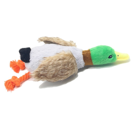 Cute Plush Duck Sound Pet Toy Animal Squeak Dog Toy Cleaning Tooth