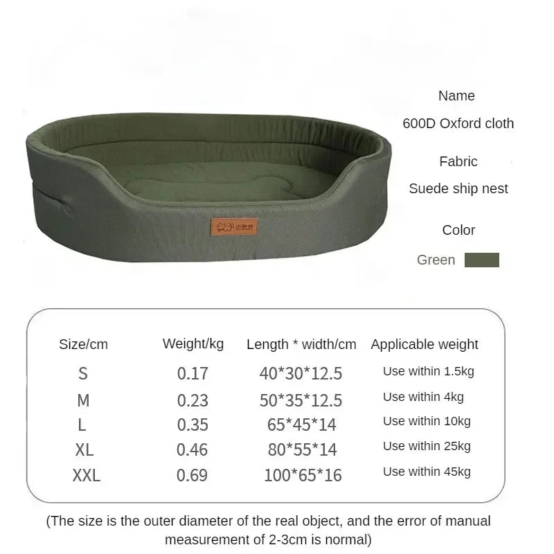 Waterproof and Chew Resistant Mat, Wear-Resistant Pet Sleeping Beds