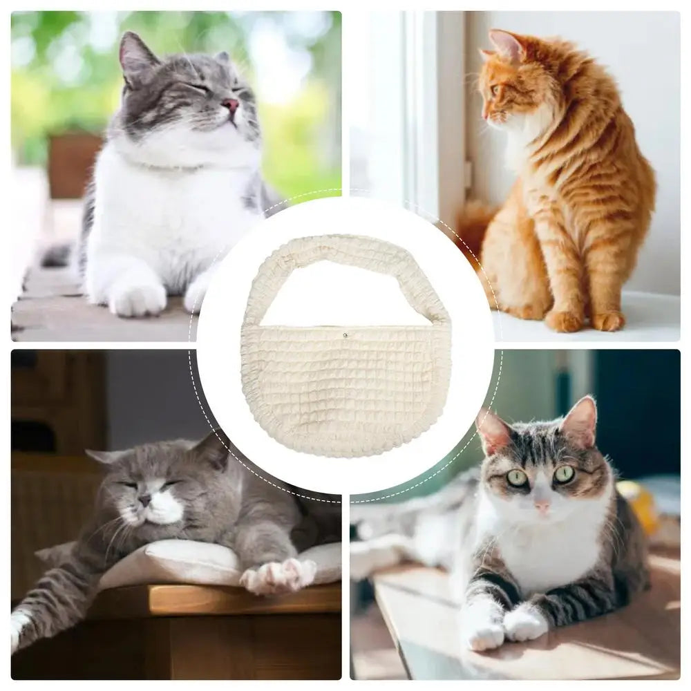 Dog Sling Ribbed Shoulder Bag