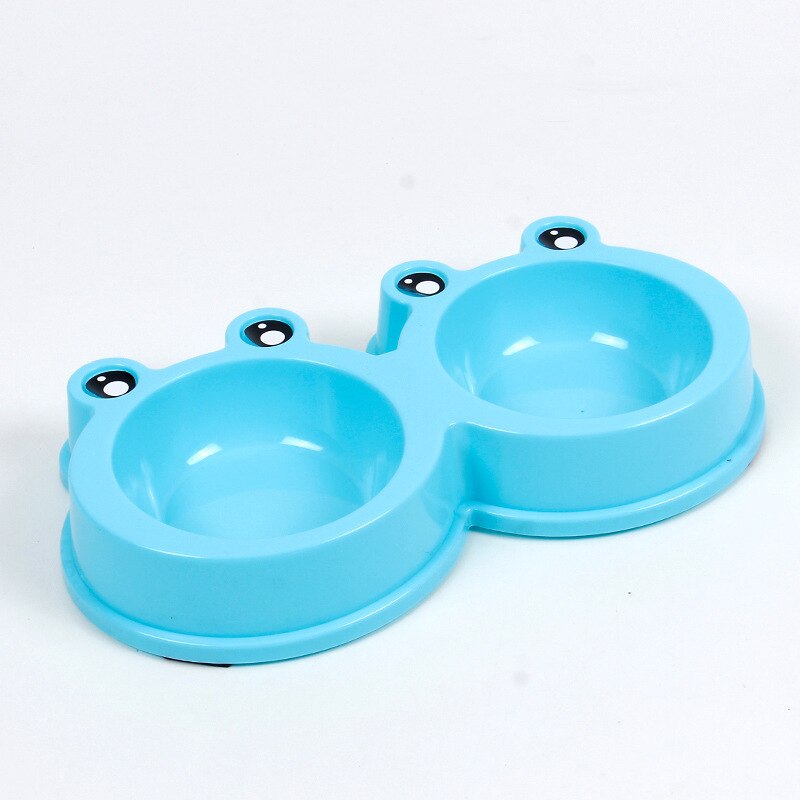 Cat Bowl Dog Bowl Drinking Water Feeding One-piece Pet Double Bowl