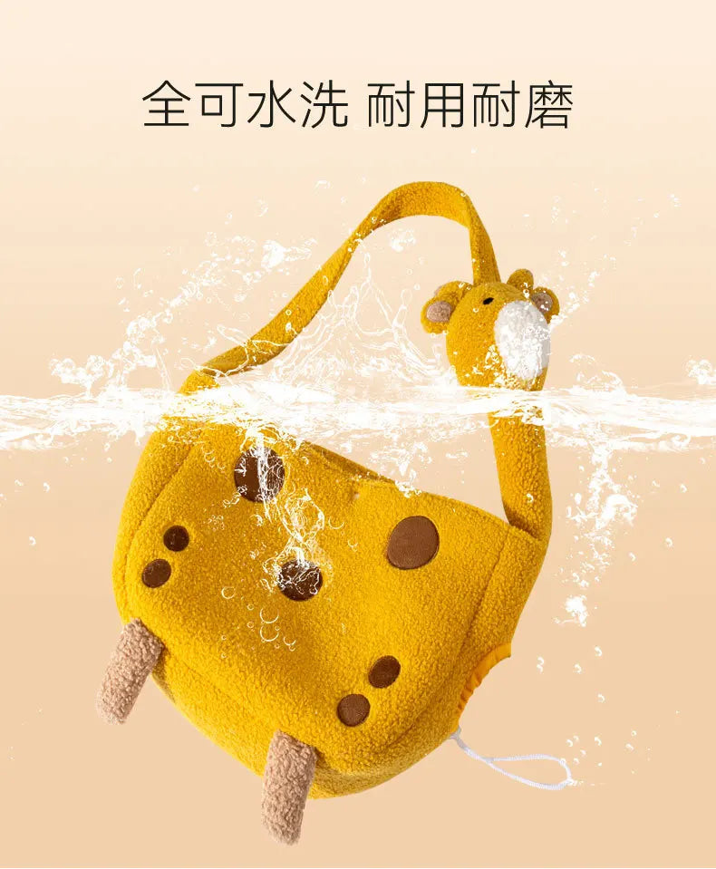 Giraffe Cat Portable Winter Warm Dog Pet Bag