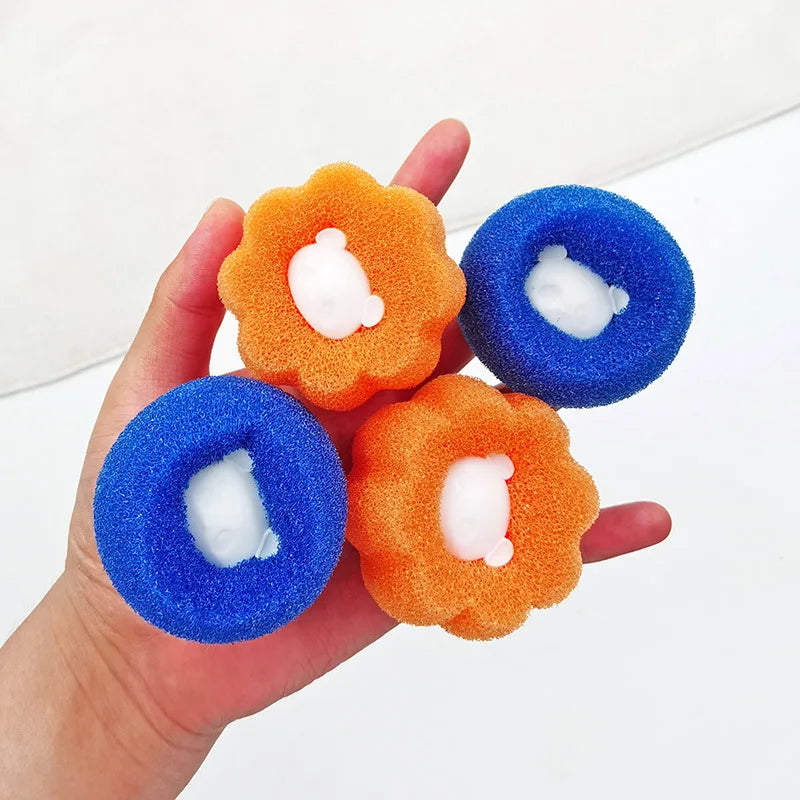 Pet Hair Remover Reusable Ball Wool Sticker