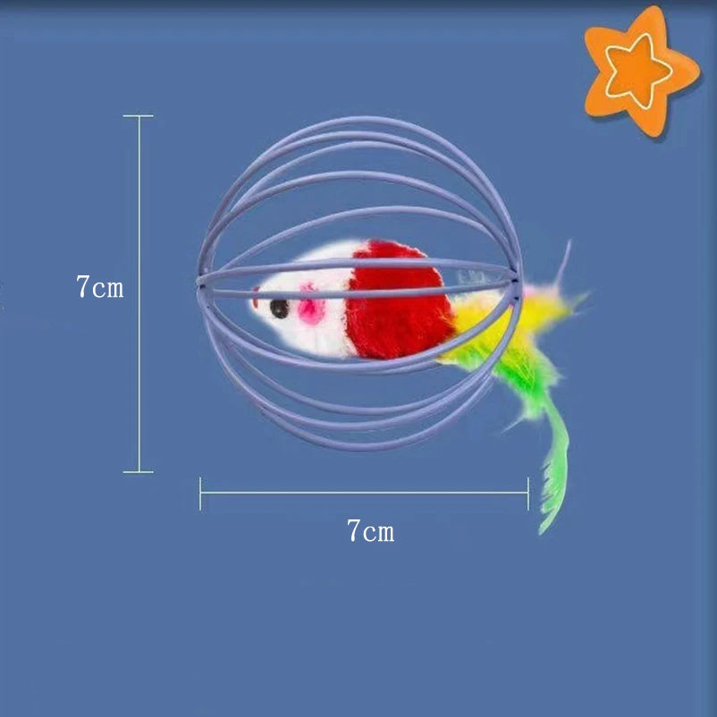 Hot cage rat happy cat toy