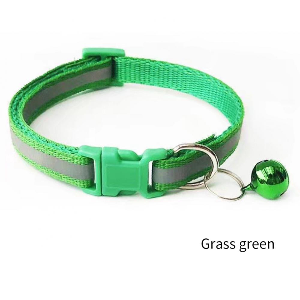 Reflective Breakaway Cat Collar Neck Ring Necklace Bell Pet Supplies