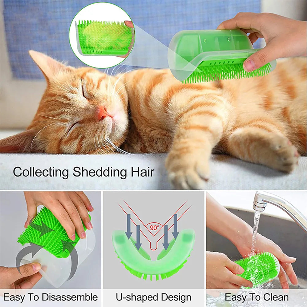Massager Wall Brush for Cats