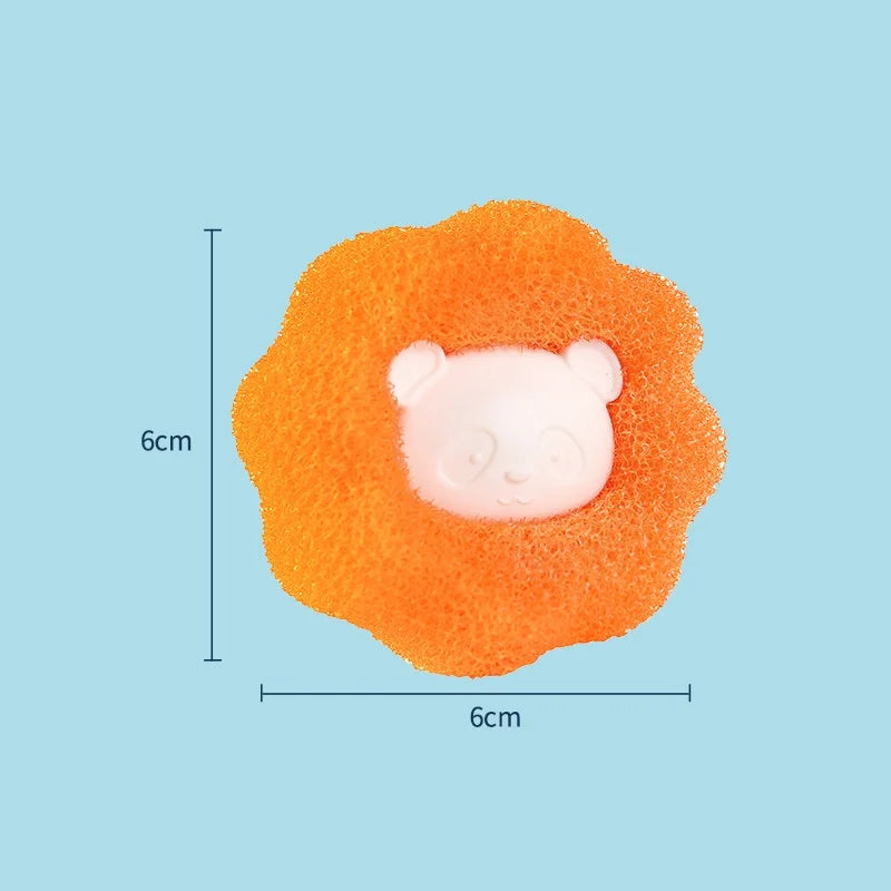 Pet Hair Remover Reusable Ball Wool Sticker