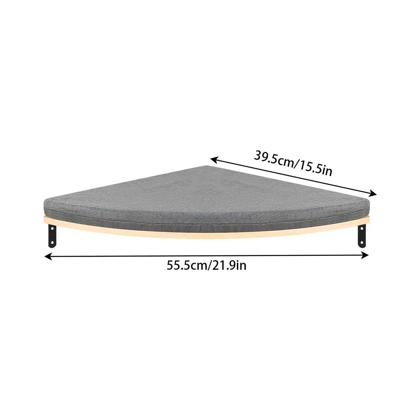 Soft Cushioned Wall Mounted Indoor Shelves For Cats