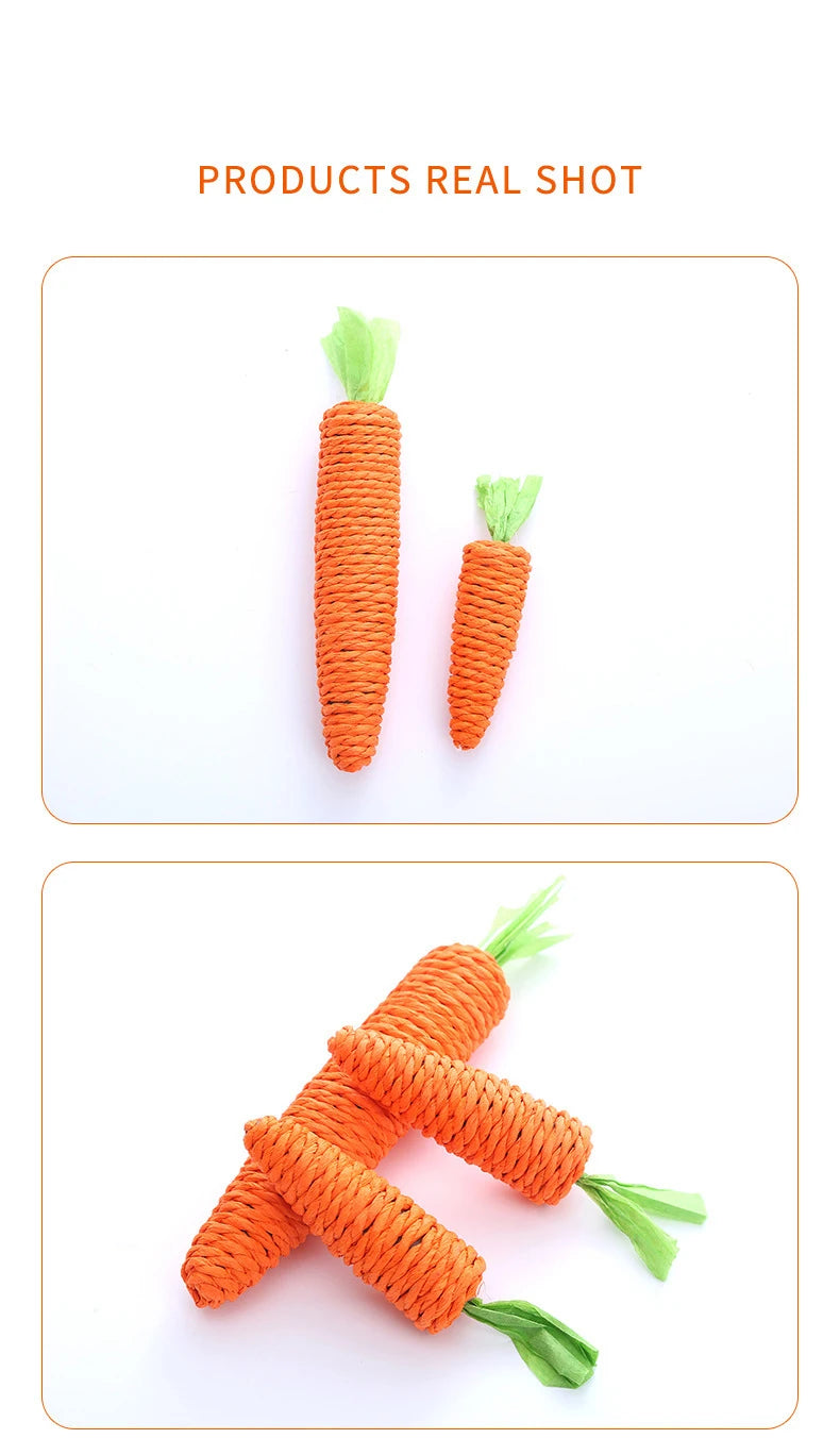 Carrot Chew Toy for Cats