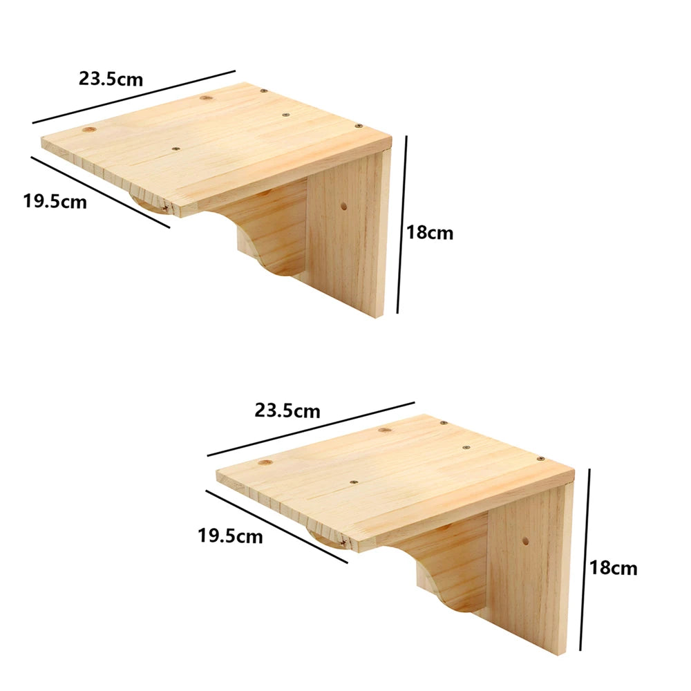 Soft Cushioned Wall Mounted Indoor Shelves For Cats