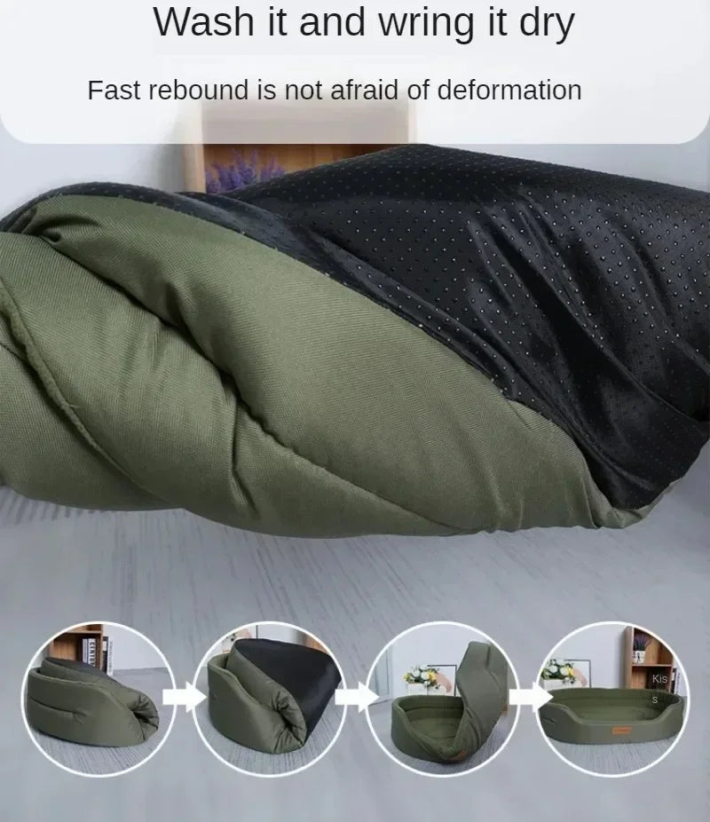 Waterproof and Chew Resistant Mat, Wear-Resistant Pet Sleeping Beds