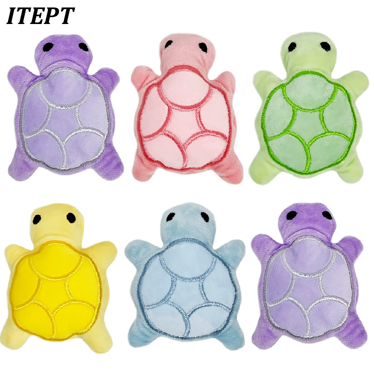 Mini cute turtle dog plush toy
