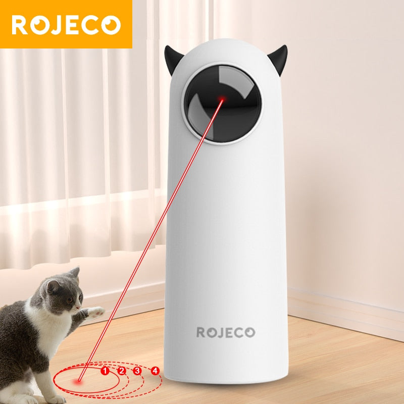 Automatic Cat Toys Interactive Smart Teasing Pet LED Laser Indoor Cat